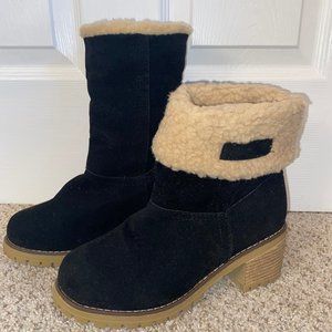 Black Suede Boots